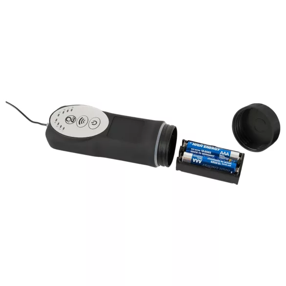 Medical Thrusting - Vibrator mit Saugnapf, stoßend-rotierend (naturfarben)