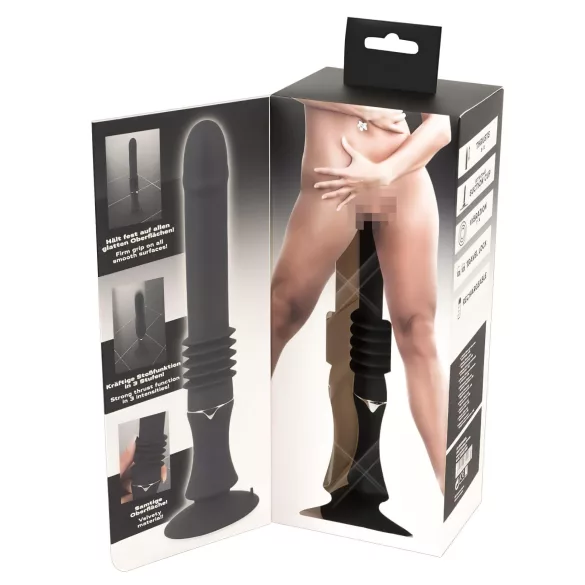 You2Toys Stoßvibrator mit Saugnapf (schwarz)