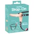 You2Toys - Strap-On - Wiederaufladbarer, Hautfarbener Vibrator zum Anschnallen