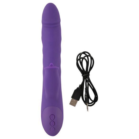 Smile Pearl - Perlender Stoßvibrator (Lila)