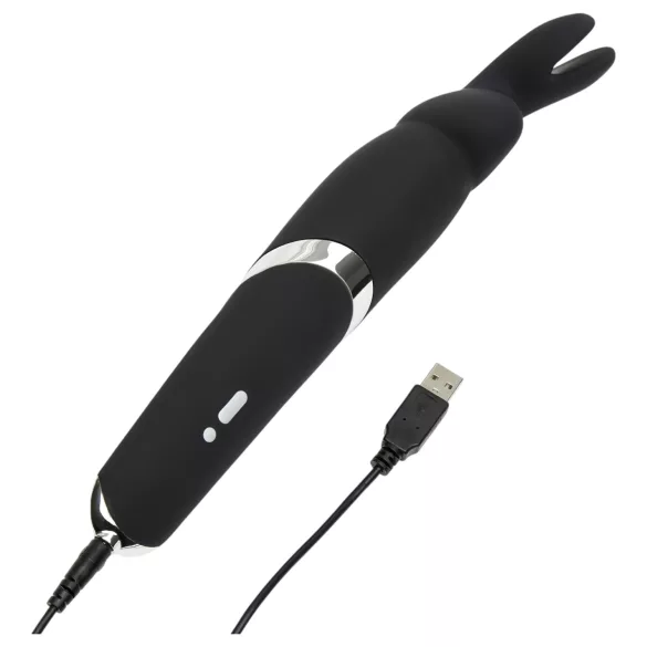 Happyrabbit Wand - akkubetriebener Massage-Vibrator (schwarz)