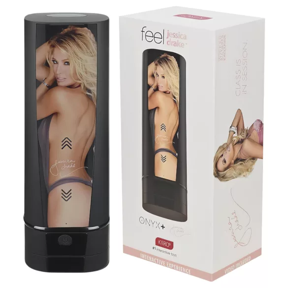 Kiiroo Onyx+ Jessica Drake - interaktiver Masturbator (Schwarz)