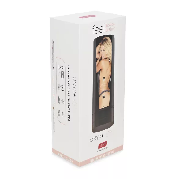 Kiiroo Onyx+ Jessica Drake - interaktiver Masturbator (Schwarz)