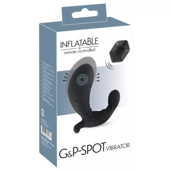 You2Toys - Aufblasbarer Funkvibrator (schwarz)
