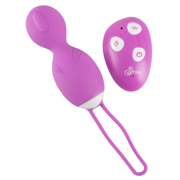 SMILE Love Ball - drehende Vibro-Ei (lila)