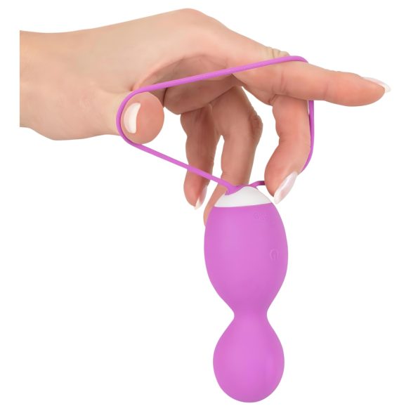 SMILE Love Ball - drehende Vibro-Ei (lila)
