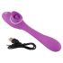 You2Toys 2 Function Vibe - Akku 2in1 Vibrator (Lila)