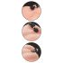 Cleopatra Wand - Akku, wasserdicht, Massagestab Vibrator (schwarz)