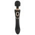 Cleopatra Wand - Akku, wasserdicht, Massagestab Vibrator (schwarz)