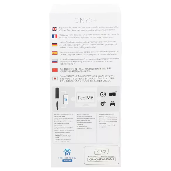 Kiiroo Onyx+ - interaktiver Masturbator (schwarz)
