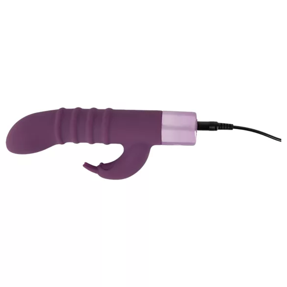 Rabbit Vibe - Akkus G-Punkt Vibrator mit Klitorisstimulator (Lila)