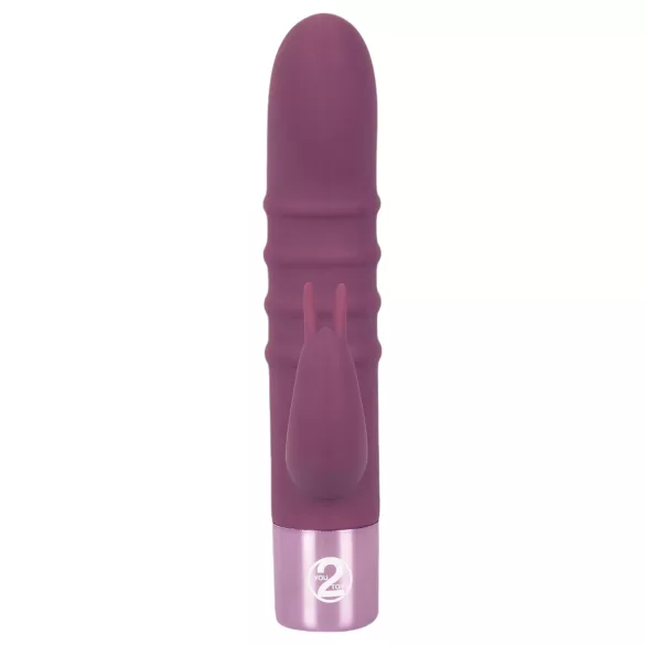 Rabbit Vibe - Akkus G-Punkt Vibrator mit Klitorisstimulator (Lila)
