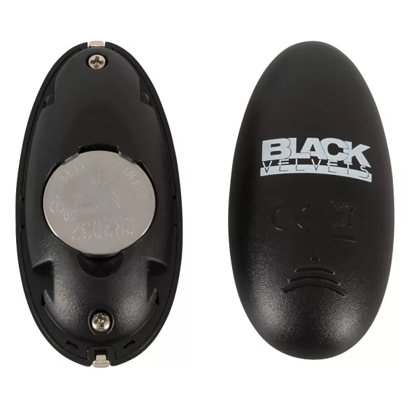 Black Velvets - wiederaufladbarer, stoßender Analvibrator (schwarz)