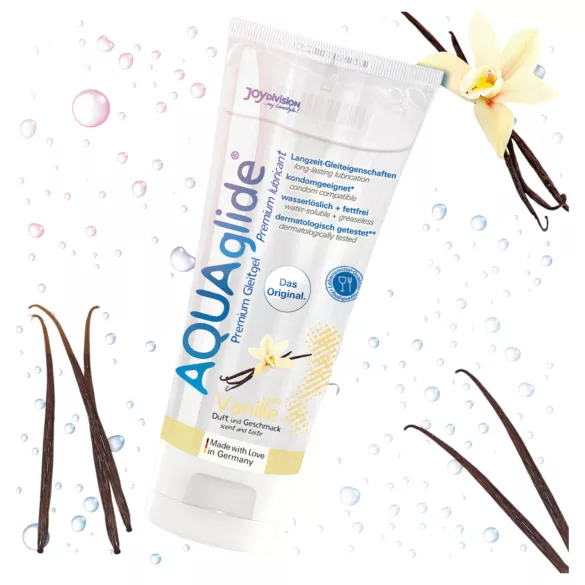 AQUAglide wasserbasierte Gleitgel - Vanille (100ml)