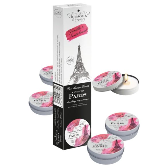 Petits Joujoux Paris - Massagekerze Vanille-Sandelholz (5x43ml)