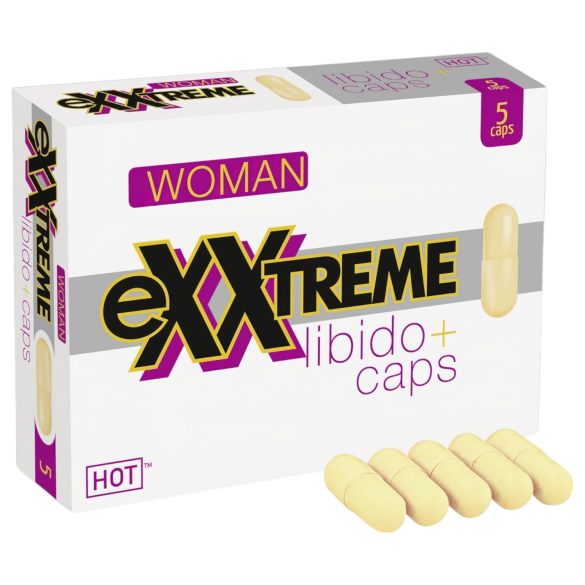 Hot Exxtreme Libido Nahrungsergänzung Kapseln für Frauen (5 Stk.)