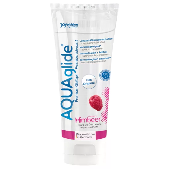 AQUAglide - wasserbasierte Gleitmittel - Himbeere (100 ml)