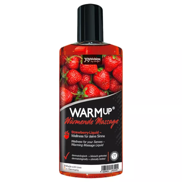 JoyDivision WARMup - wärmendes Massageöl - Erdbeere (150ml)