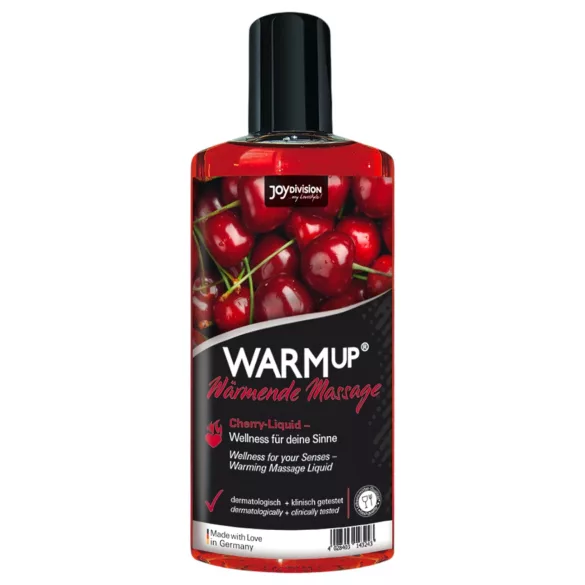 JoyDivision WARMup - Wärmendes Massageöl - Kirsche (150ml)