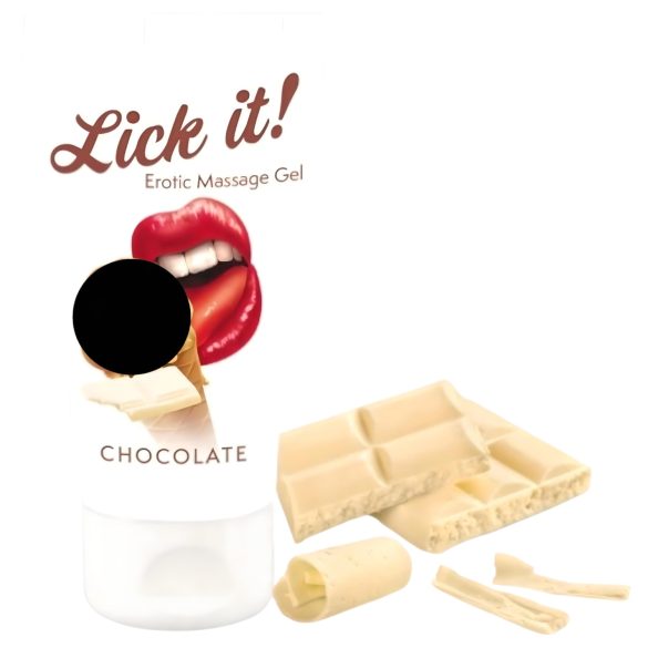 Lick it! - 2in1 essbare Gleitmittel - Weiße Schokolade (50ml)