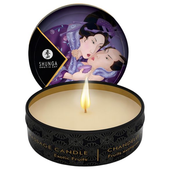 Shunga - Massagekerze - Exotische Früchte (30 ml)