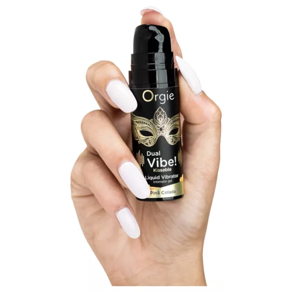 Orgie Dual Vibe! - flüssiger Vibrator - Piña Colada (15 ml)