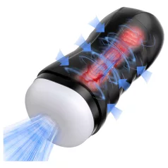AlvUp - Saug- und Vibrationsmasturbator (schwarz)