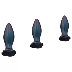 AlvUp - Analplug-Set mit Fernbedienung (blau)
