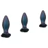 AlvUp - Analplug-Set mit Fernbedienung (blau)
