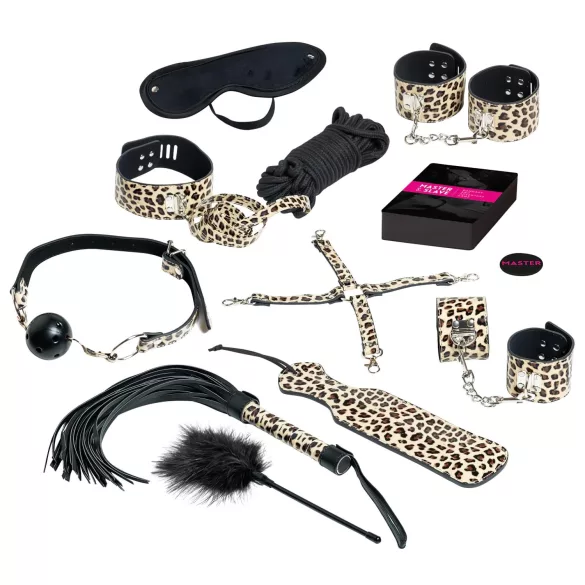 tease & please - Master & Slave - Premium BDSM Abenteuer-Set für Paare (13-teilig)