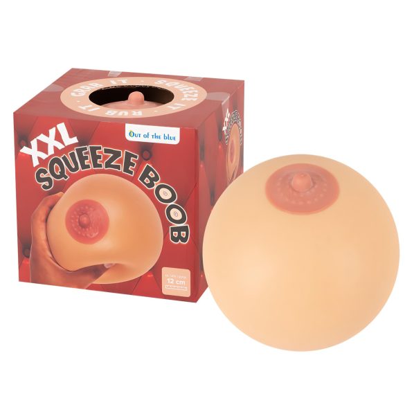 Stressball XXL - Brustform (natur)