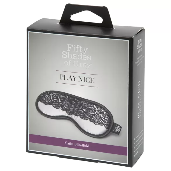 Fifty Shades of Grey - Satin Augenmaske (Silber)