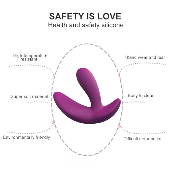 Cotoxo Saddle - Fernbedienungs-Prostata-Vibrator (Violett)