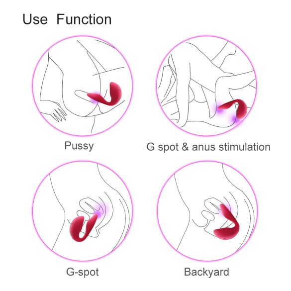 Cotoxo Cupid 2 - Fernbedienbarer Paarvibrator (Rot)