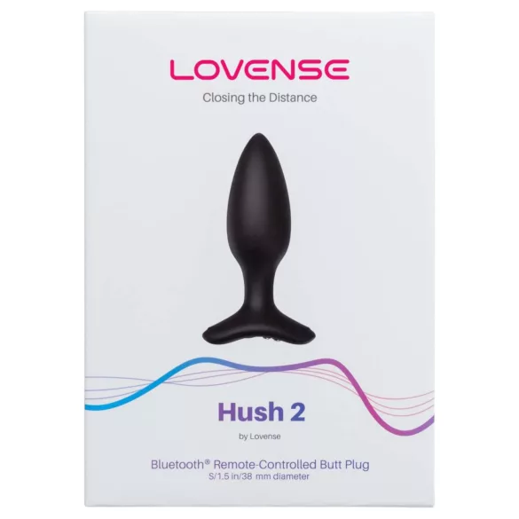 Lovense Hush 2 S - App-gesteuerter Analvibrator (38 mm, schwarz)