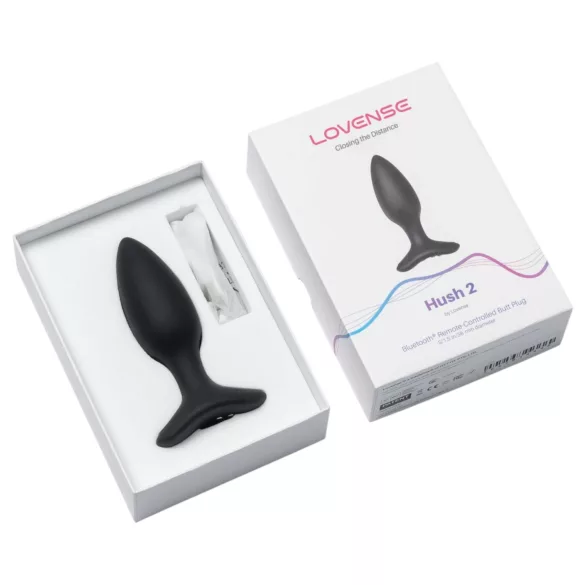 Lovense Hush 2 S - App-gesteuerter Analvibrator (38 mm, schwarz)