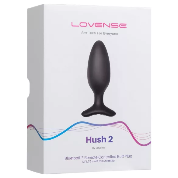 Lovense Hush 2 M - App-gesteuerter Analvibrator (45 mm, schwarz)
