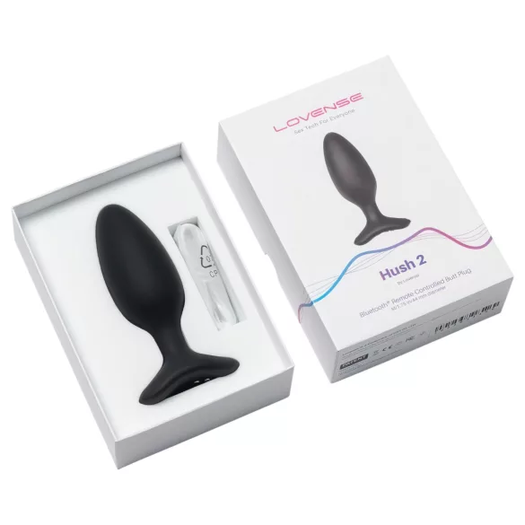 Lovense Hush 2 M - App-gesteuerter Analvibrator (45 mm, schwarz)