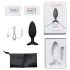 Lovense Hush 2 M - App-gesteuerter Analvibrator (45 mm, schwarz)
