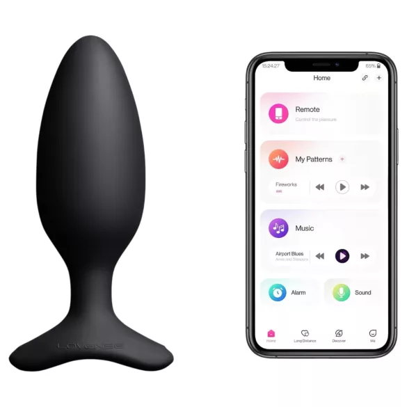Lovense Hush 2 M - App-gesteuerter Analvibrator (45 mm, schwarz)