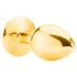 Sunfo - Metall Analplug mit rotem Stein (gold)