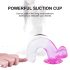 Sunfo - Haftdildo mit Hoden - 22cm (transparent-lila)