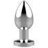 Sunfo - Akku-Radio-Analdildo (Silber)