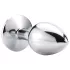 Sunfo - Metall Anal Plug mit Herzstein (Silber-Pink)