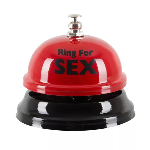Tischklingel mit der Aufschrift „Sex“ / Tischklingel zum Sexrufen