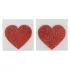 Glitzernde Nippelsticker - Herz