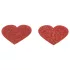 Glitzernde Nippelsticker - Herz