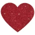 Glitzernde Nippelsticker - Herz