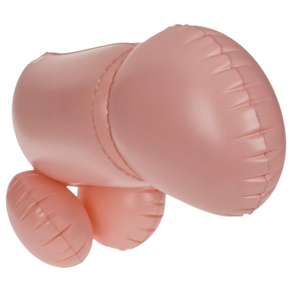 Cock Fighting - aufblasbarer Strap-On-Penis (natur)