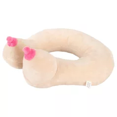 Nackenstützkissen mit Kügelchen (naturfarben)